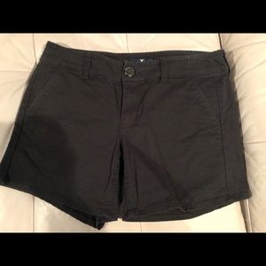 BOGO 50% American Eagle 🦅 Midi Shorts Black Size4